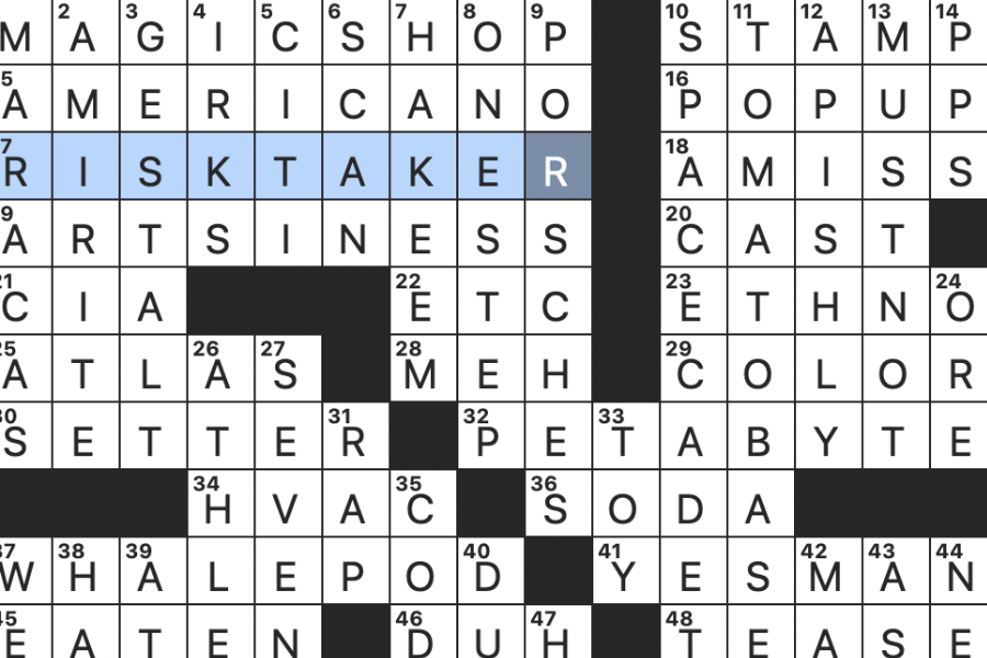 grunts nyt crossword